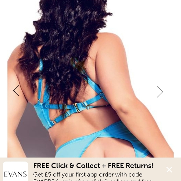 🍂🍁NWOT FOX&ROYAL CHOKER MAUDIE BRA 46DDD - Picture 6 of 6